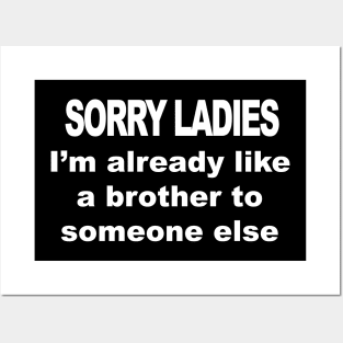 Sorry Ladies Posters and Art